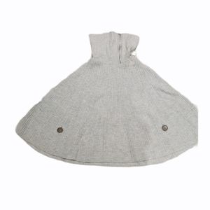 Gap turtle neck gray  poncho sweater